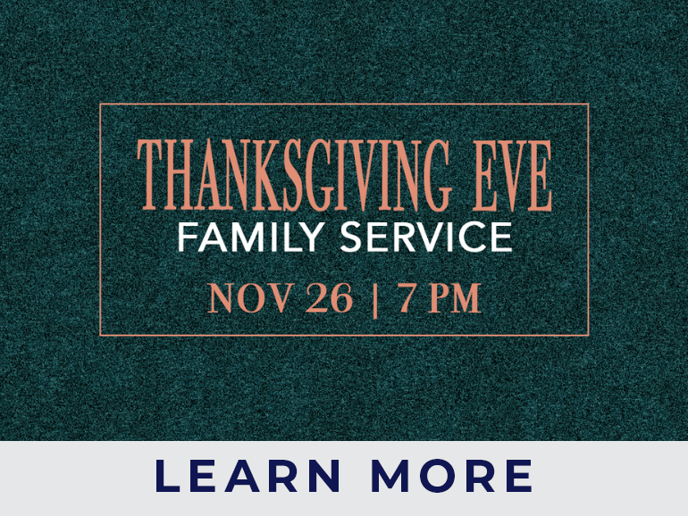 Thanksgiving Eve Week of Prayer and Fasting 2024